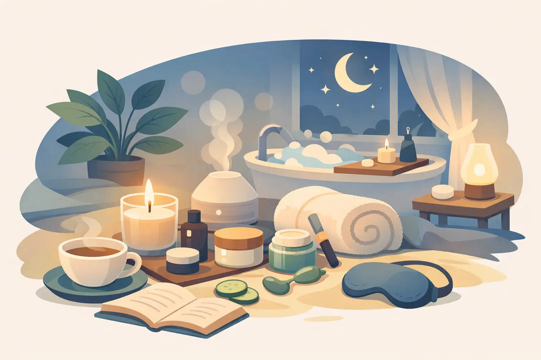 Self care set na doma pre pokojný večer
