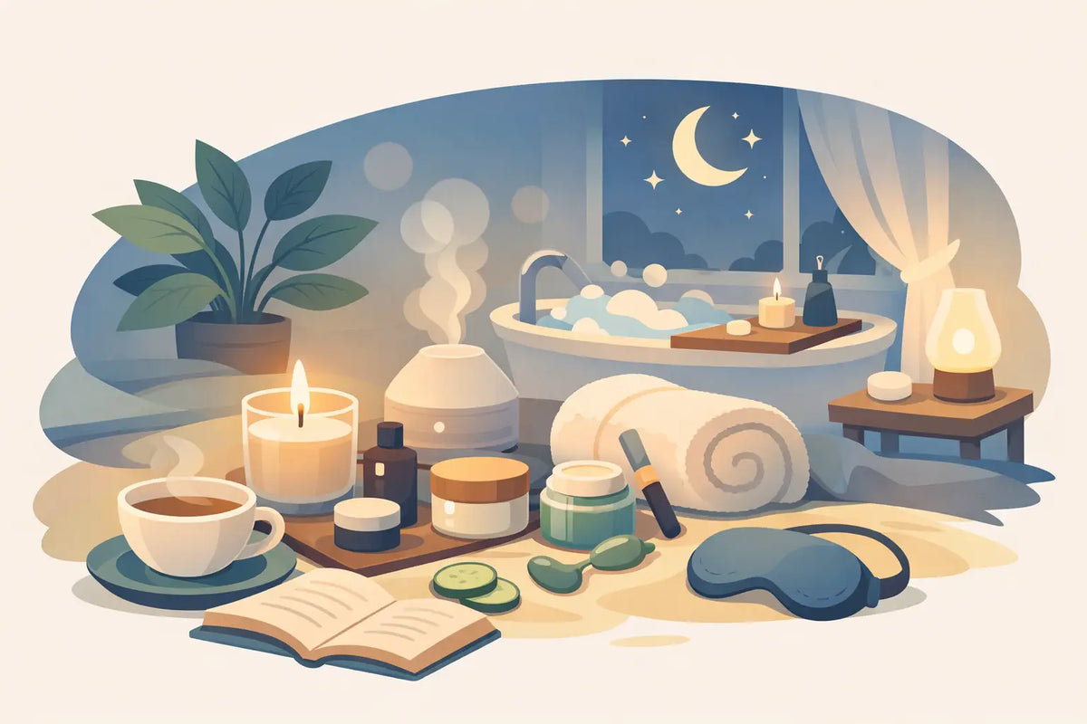 Self care set na doma pre pokojný večer