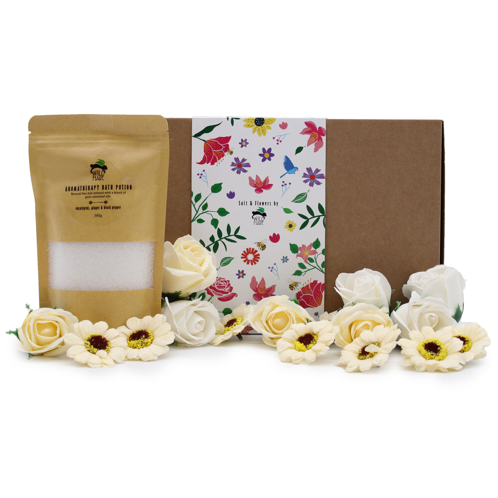 Darčekový wellness set Salt &amp; Flowers – Cold &amp; Flu