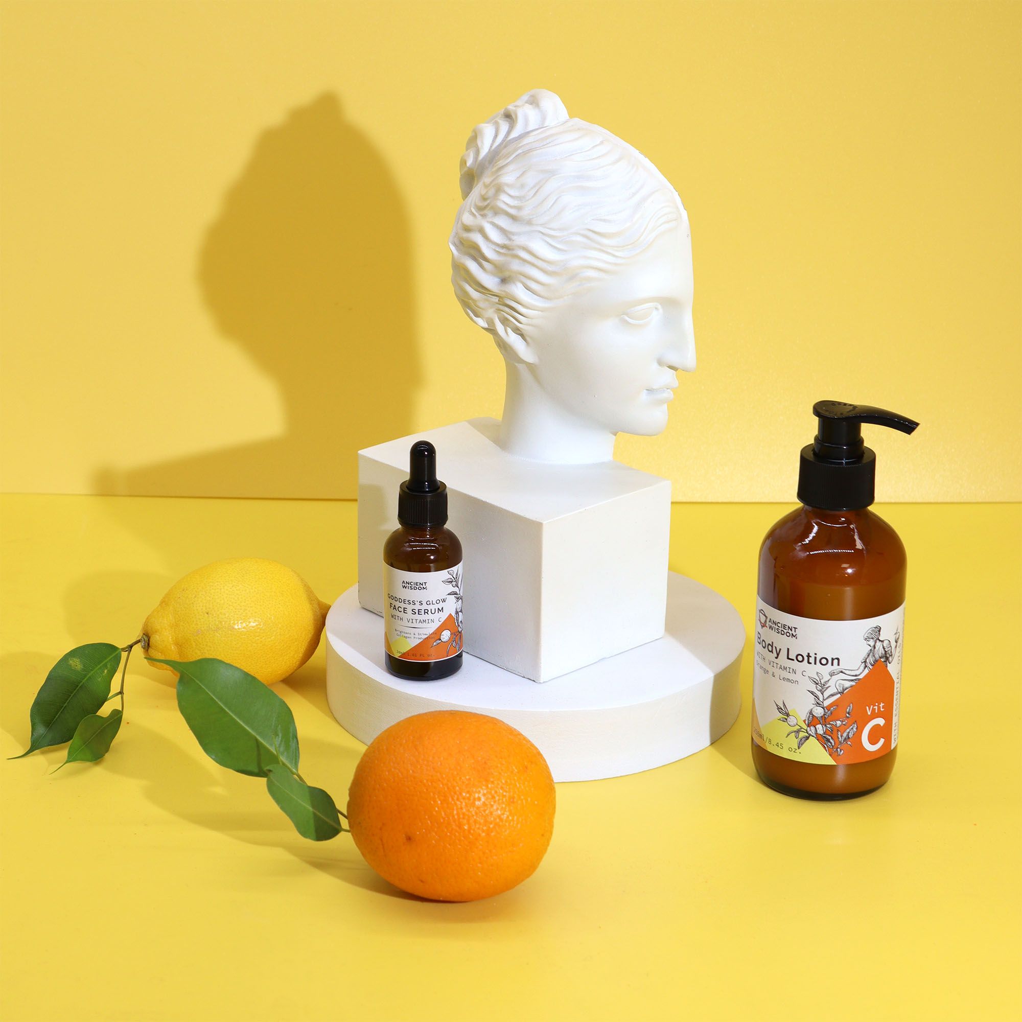 Telové mlieko Goddess s vitamínom C – pomaranč a citrón