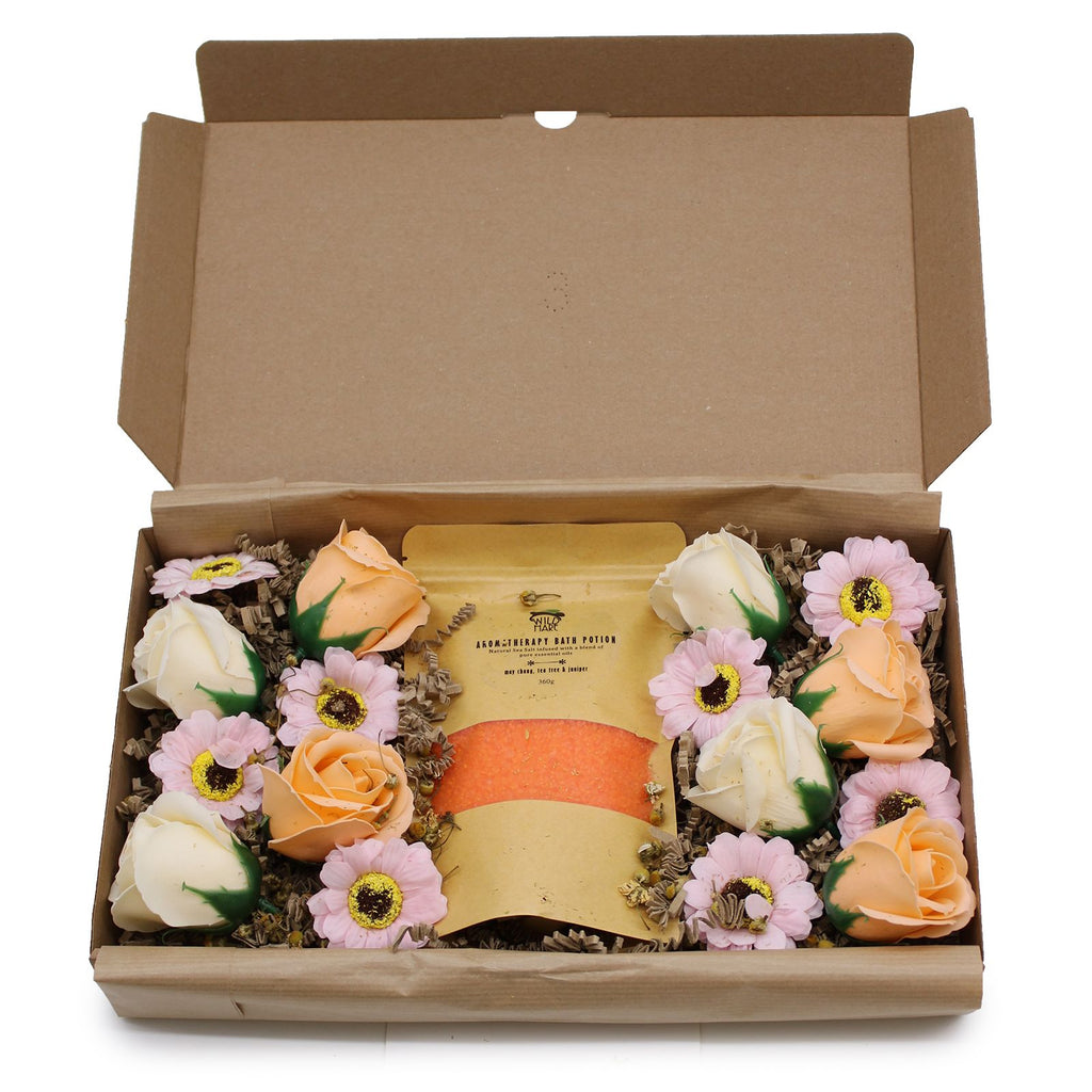 Darčekový wellness set Salt &amp; Flowers – Total Detox