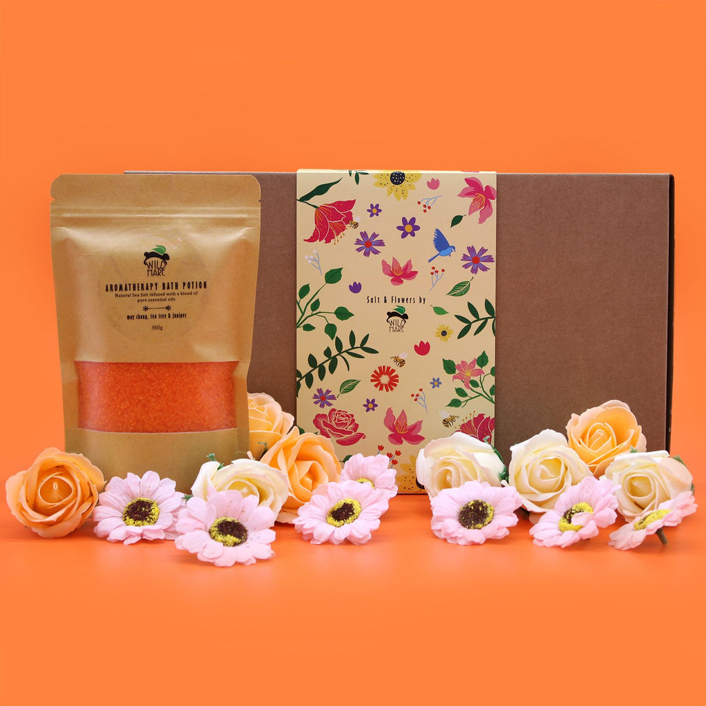 Darčekový wellness set Salt &amp; Flowers – Total Detox