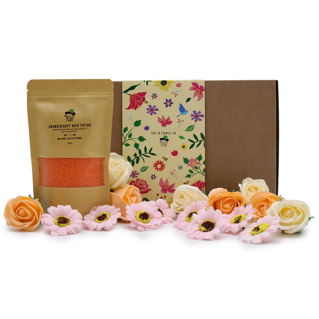 Darčekový wellness set Salt &amp; Flowers – Total Detox