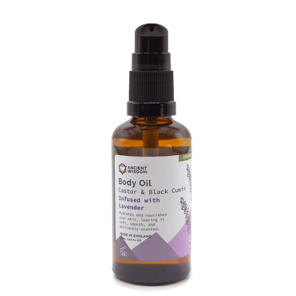 Organický telový olej 50 ml – Levanduľa