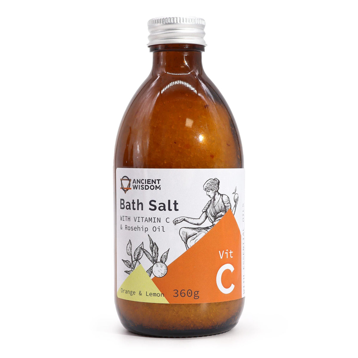 Vitamínová kúpeľová soľ s vitamínom C 360 g – Feel Like an Ancient Goddess