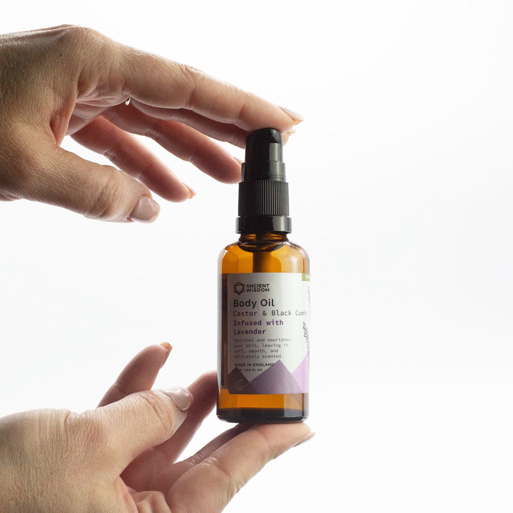 Organický telový olej 50 ml – Levanduľa