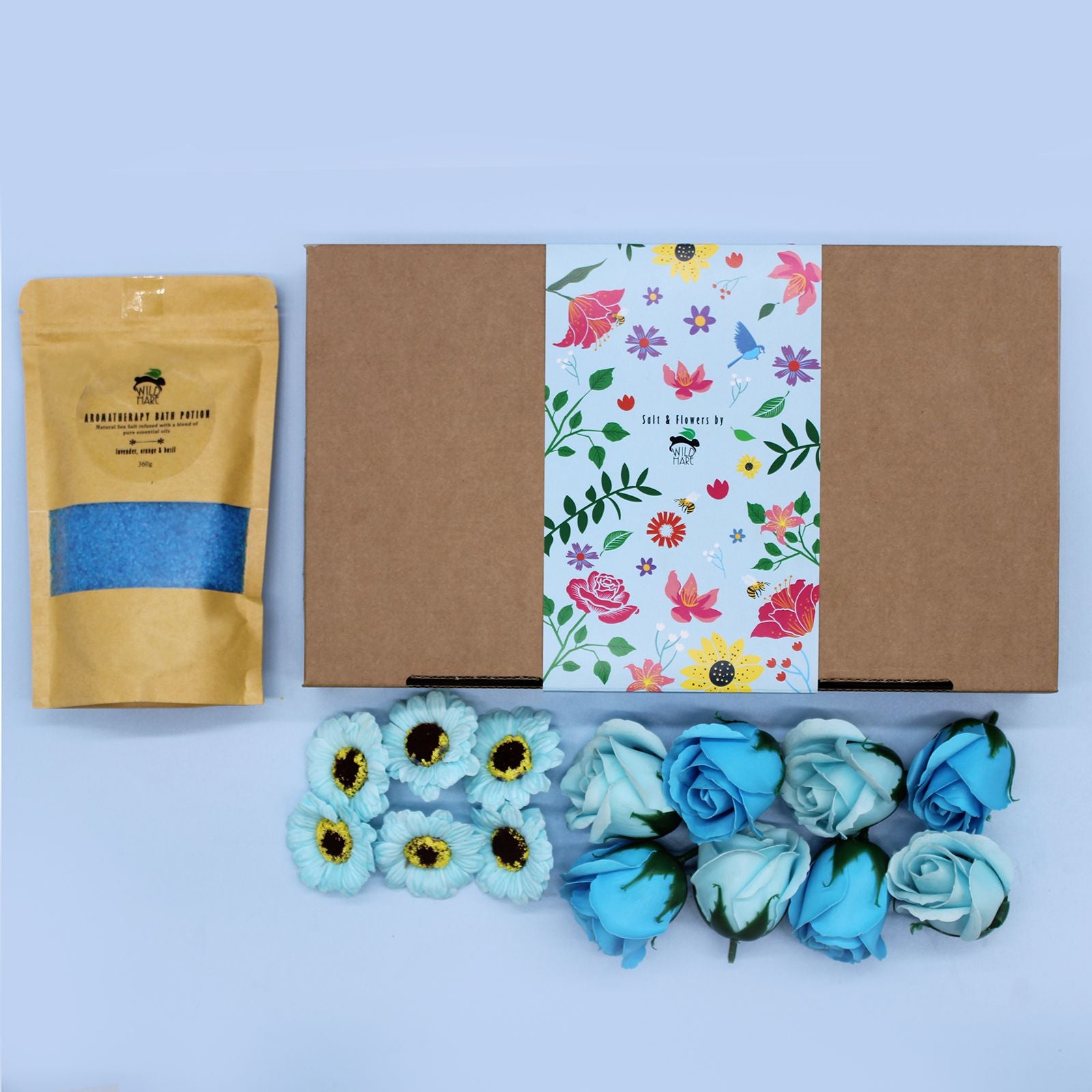 Darčekový wellness set Salt &amp; Flowers – Total Unwind