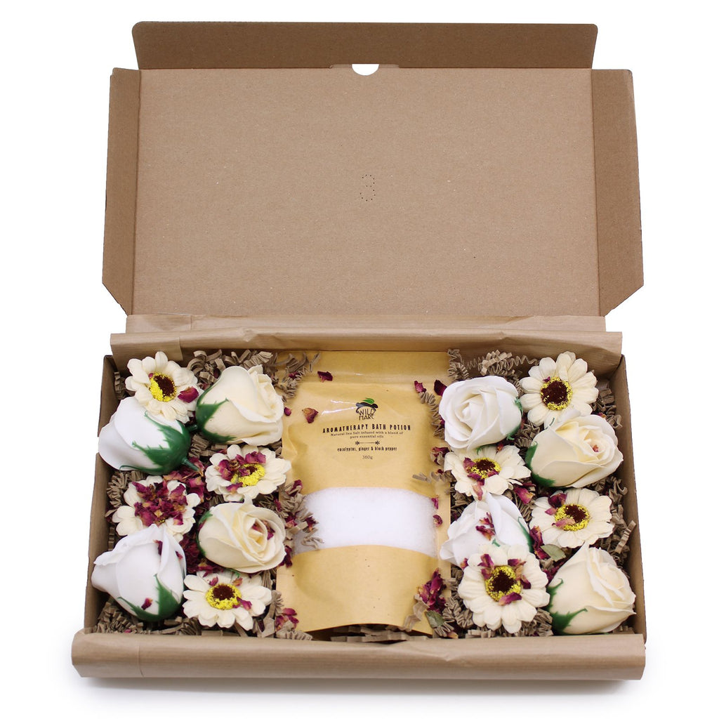 Darčekový wellness set Salt &amp; Flowers – Cold &amp; Flu