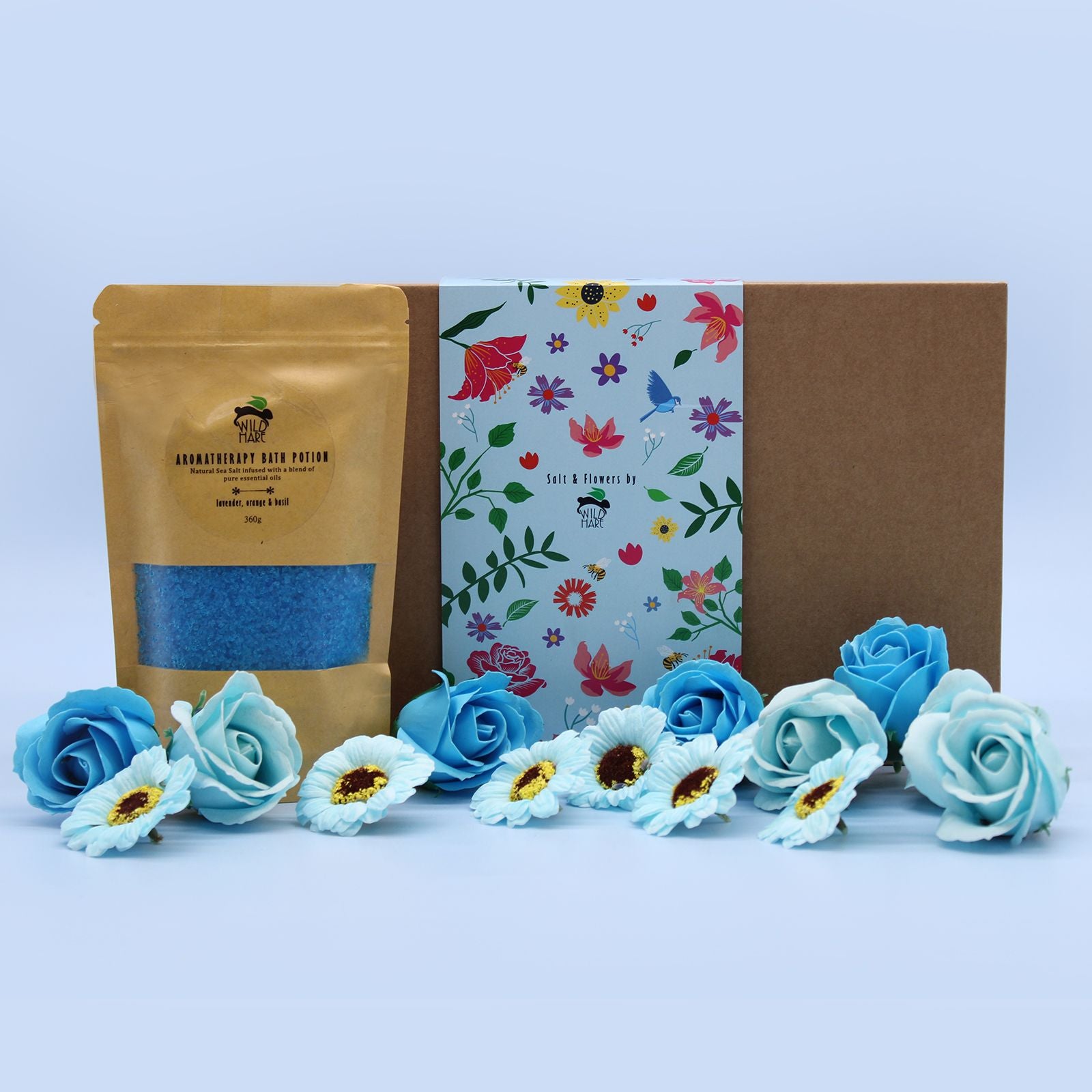 Darčekový wellness set Salt &amp; Flowers – Total Unwind