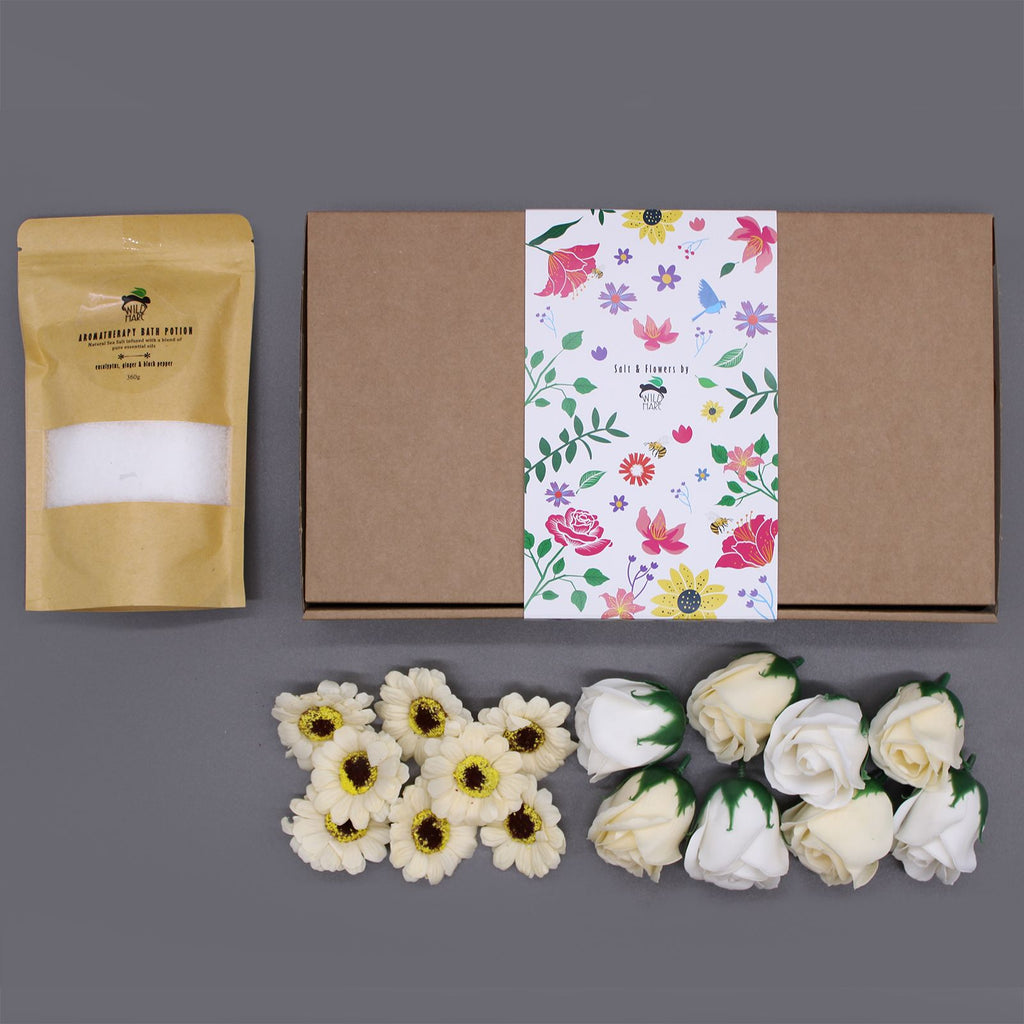 Darčekový wellness set Salt &amp; Flowers – Cold &amp; Flu