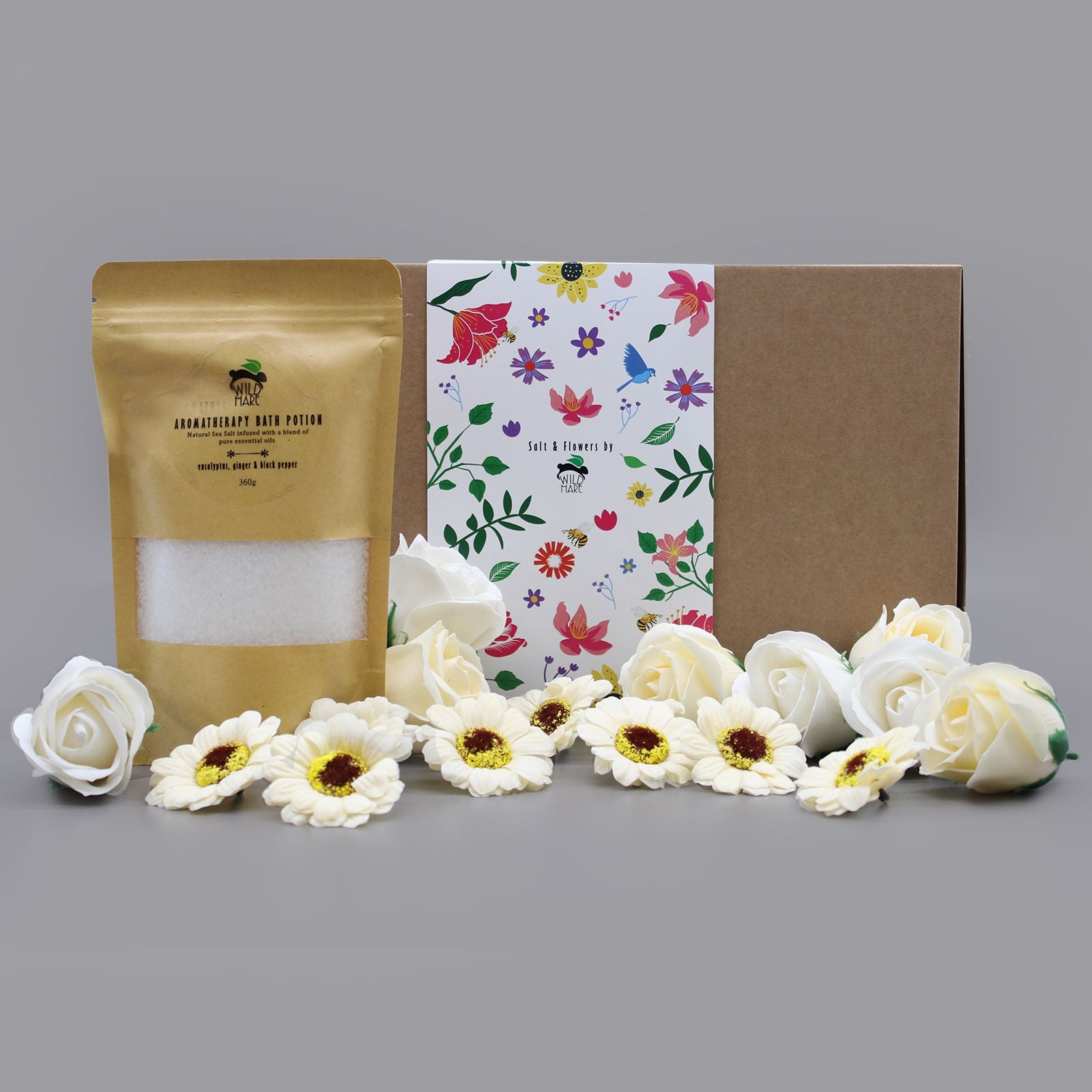 Darčekový wellness set Salt &amp; Flowers – Cold &amp; Flu