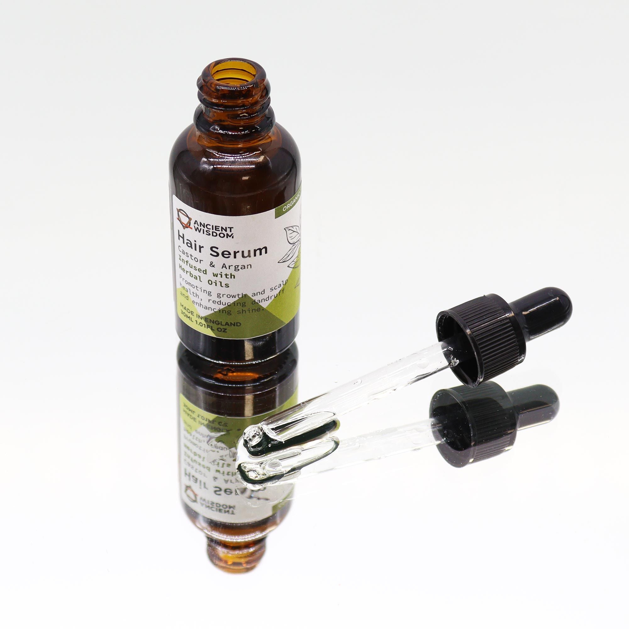 Organické bylinné sérum na vlasy – Herbal