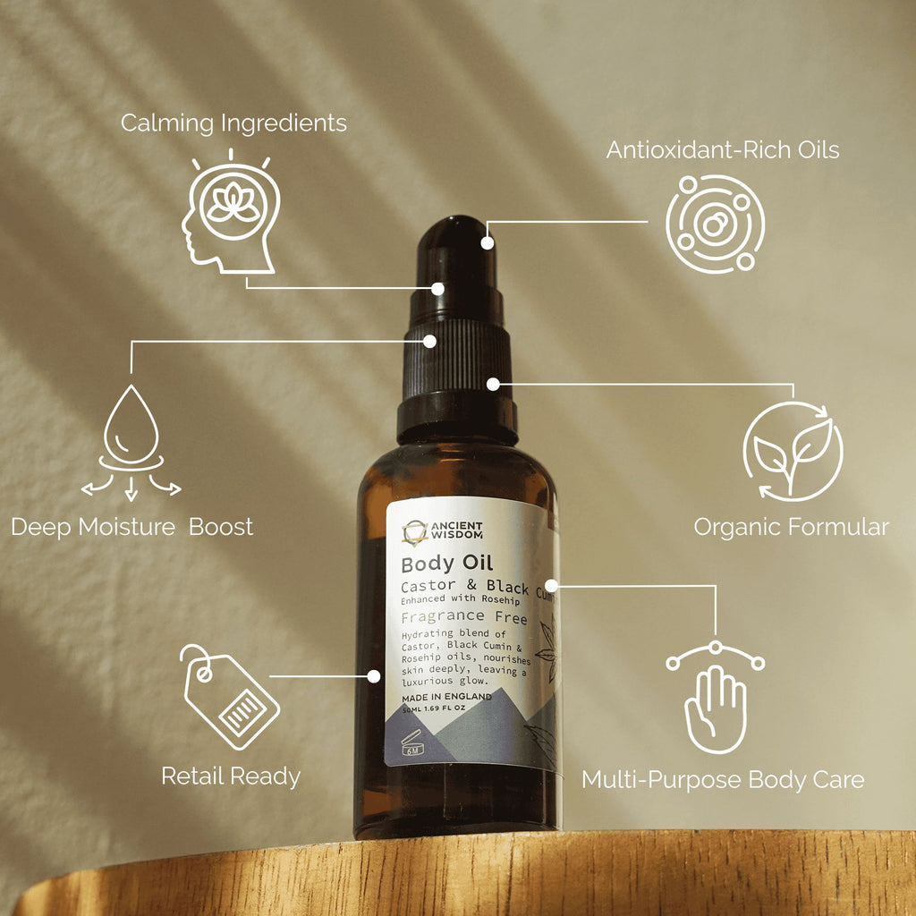Organický telový olej 50 ml – Bez parfumácie