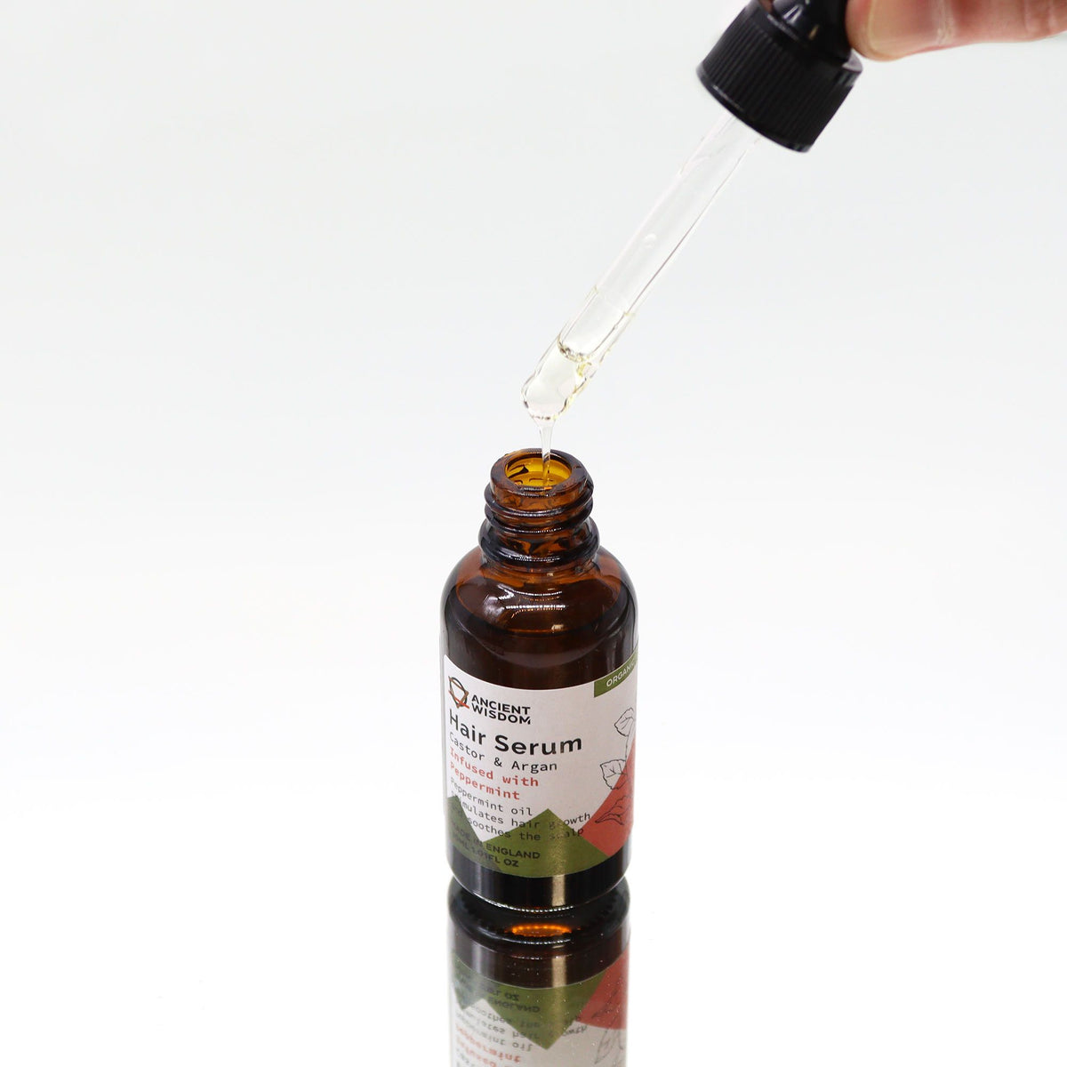 Organické vlasové sérum 30 ml – Mäta pieporná