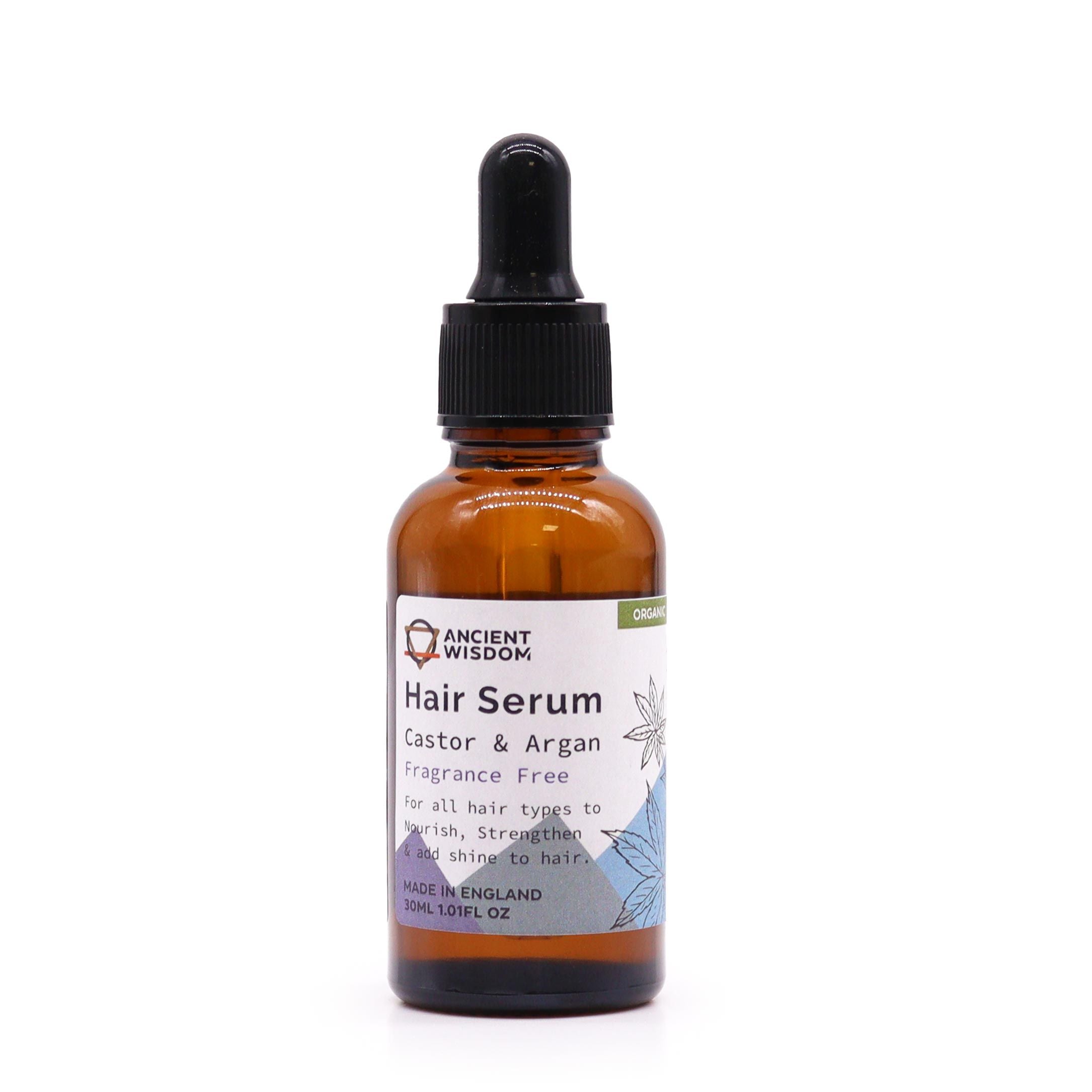 Organické vlasové sérum 30 ml – Bez parfumácie