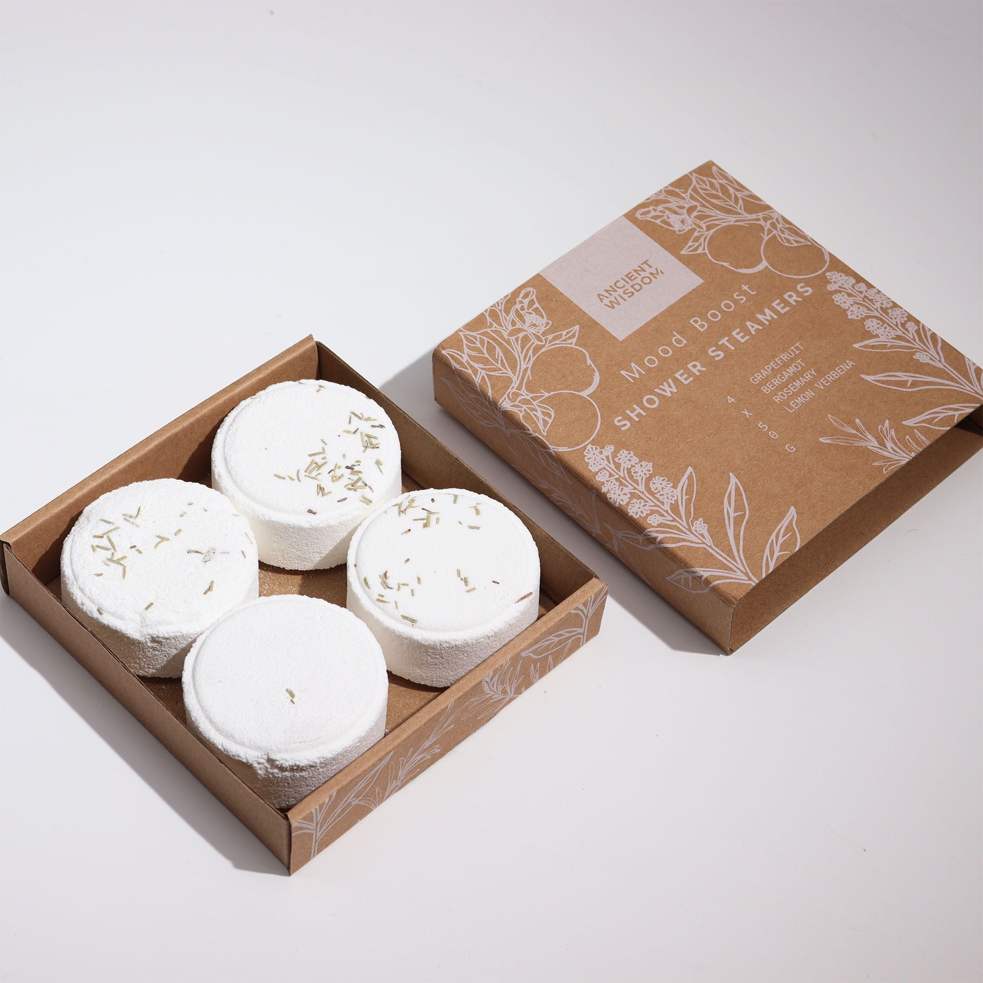 Aromaterapeutické bomby do sprchy – Povzbudenie