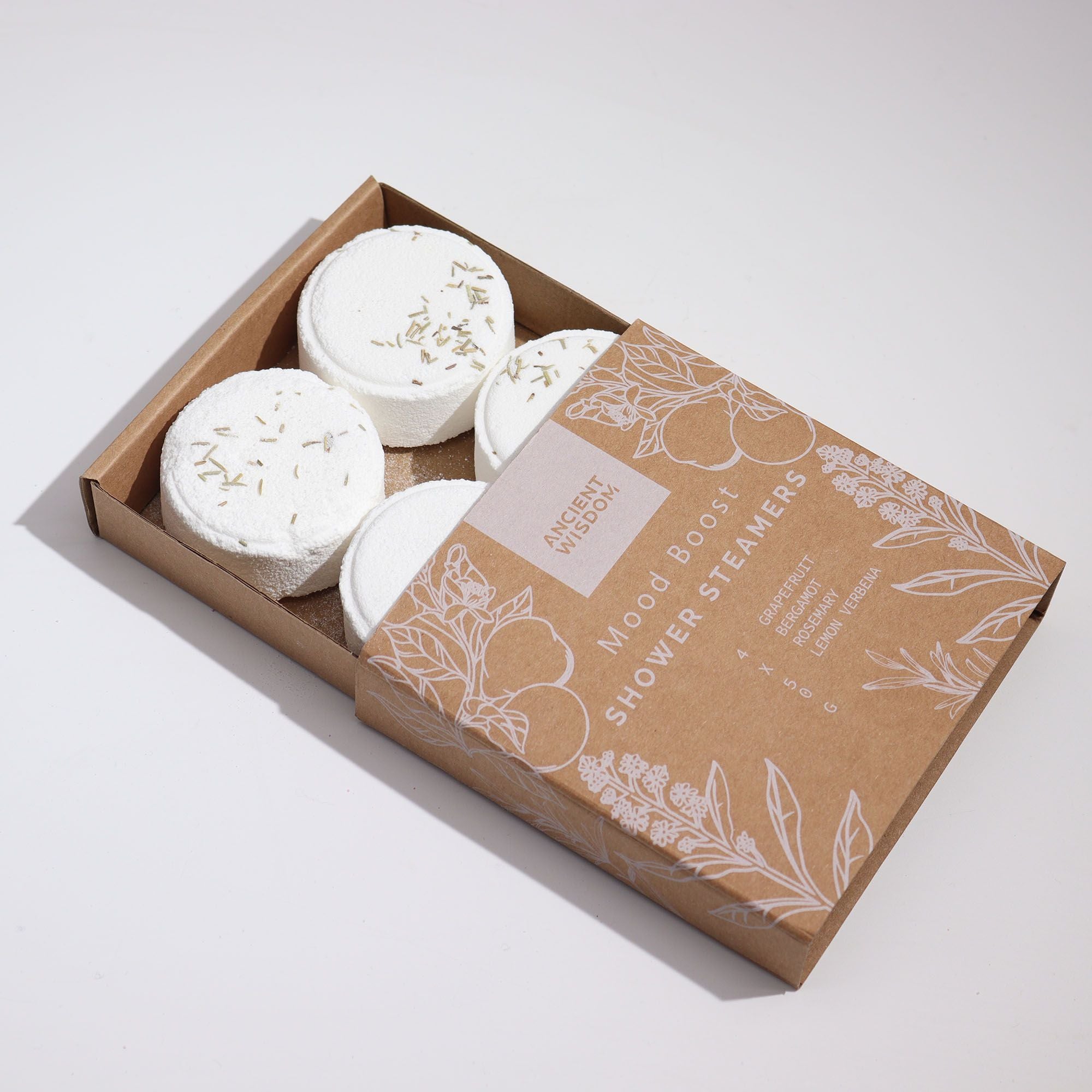 Aromaterapeutické bomby do sprchy – Povzbudenie